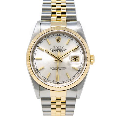 rolex datejust 36 gold and silver|rolex datejust 36mm price.